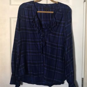 Sanctuary Plaid Blouse